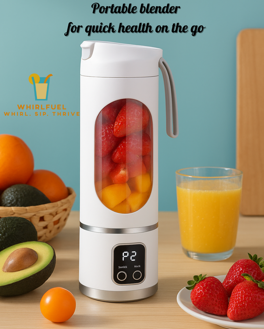 Portable USB Blender – Rechargeable Smoothie Maker (450ml)